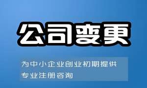 合肥公司股东变更需要做什么？